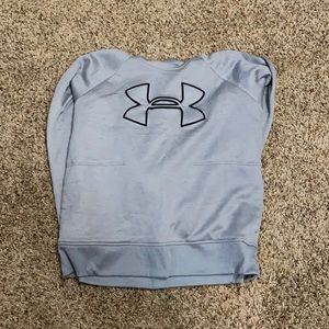 Under Armour big logo hooded sweatshirt.